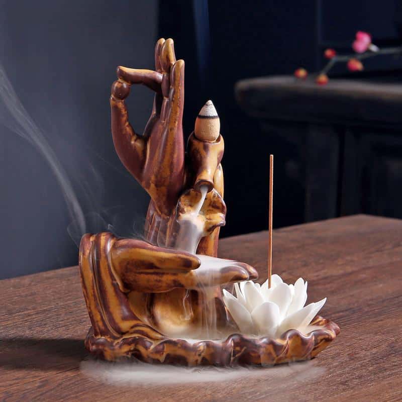 Porta-Incenso <Br>Mão De Buda