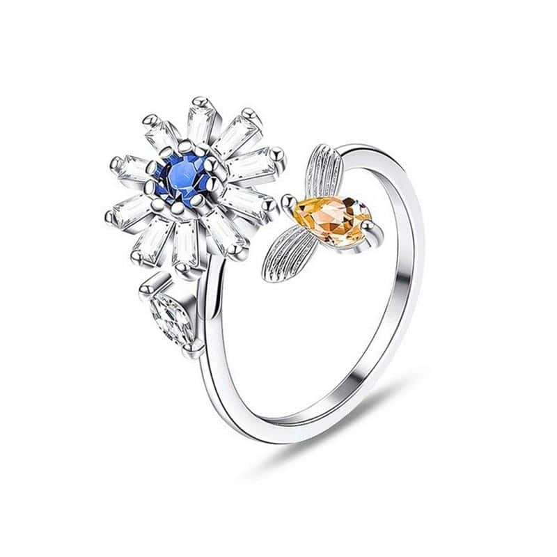 Anel De Ansiedade <Br>Flor Rotativa