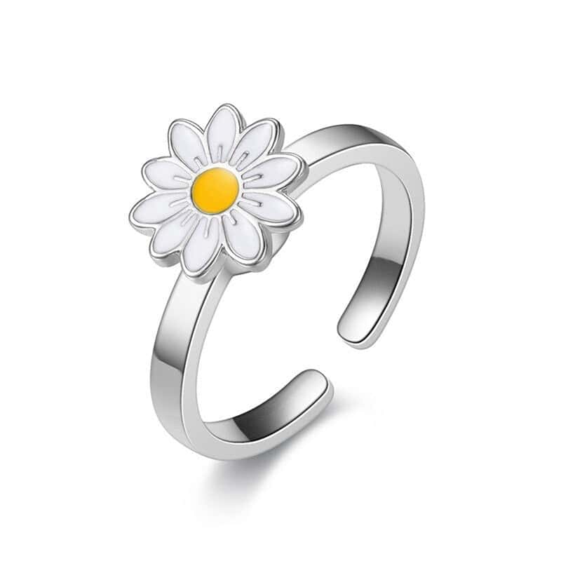 Anel De Ansiedade <Br>Flor De Margarida