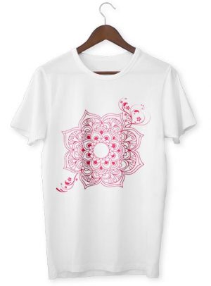 T-Shirt Zen  Fleur de Lotus Rose - Shop Antistress