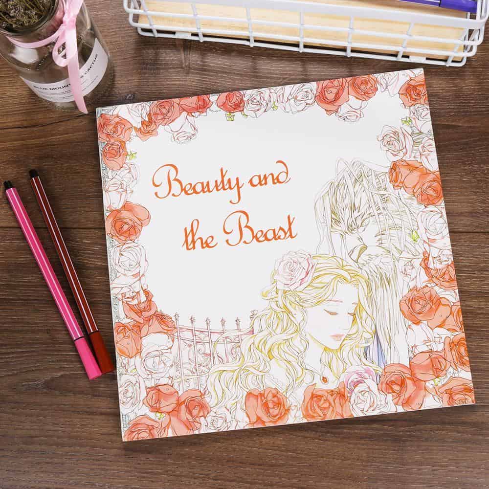 Livro De Colorir Anti-Stress <Br>Belle Et La Bête
