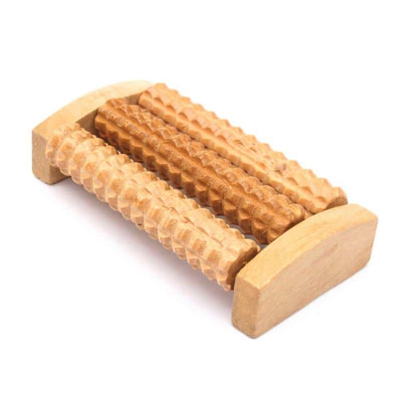 Massagem Relaxante <Br>Massageador De Pés Em Madeira