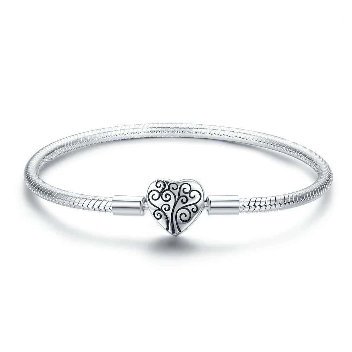 Pulseira Zen <Br>Árvore Da Vida Em Prata De Lei