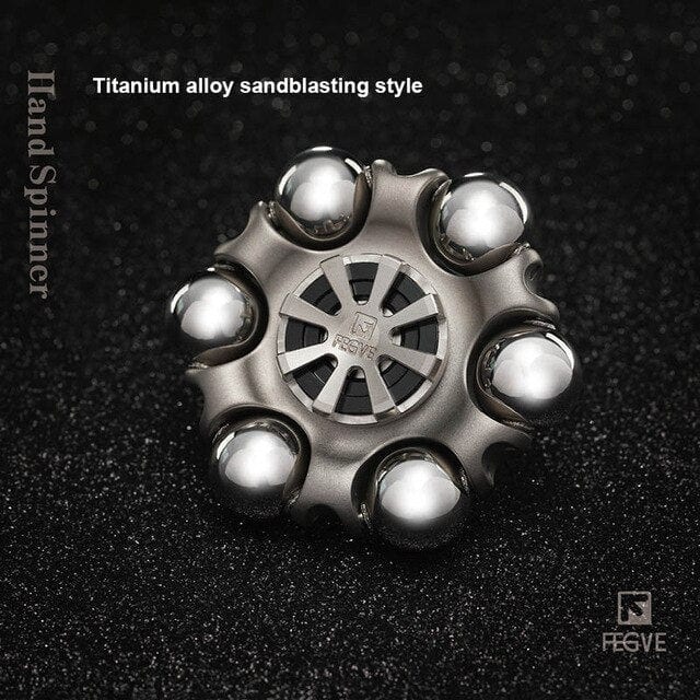 Hand Spinner <Br>Liga De Titânio Azul