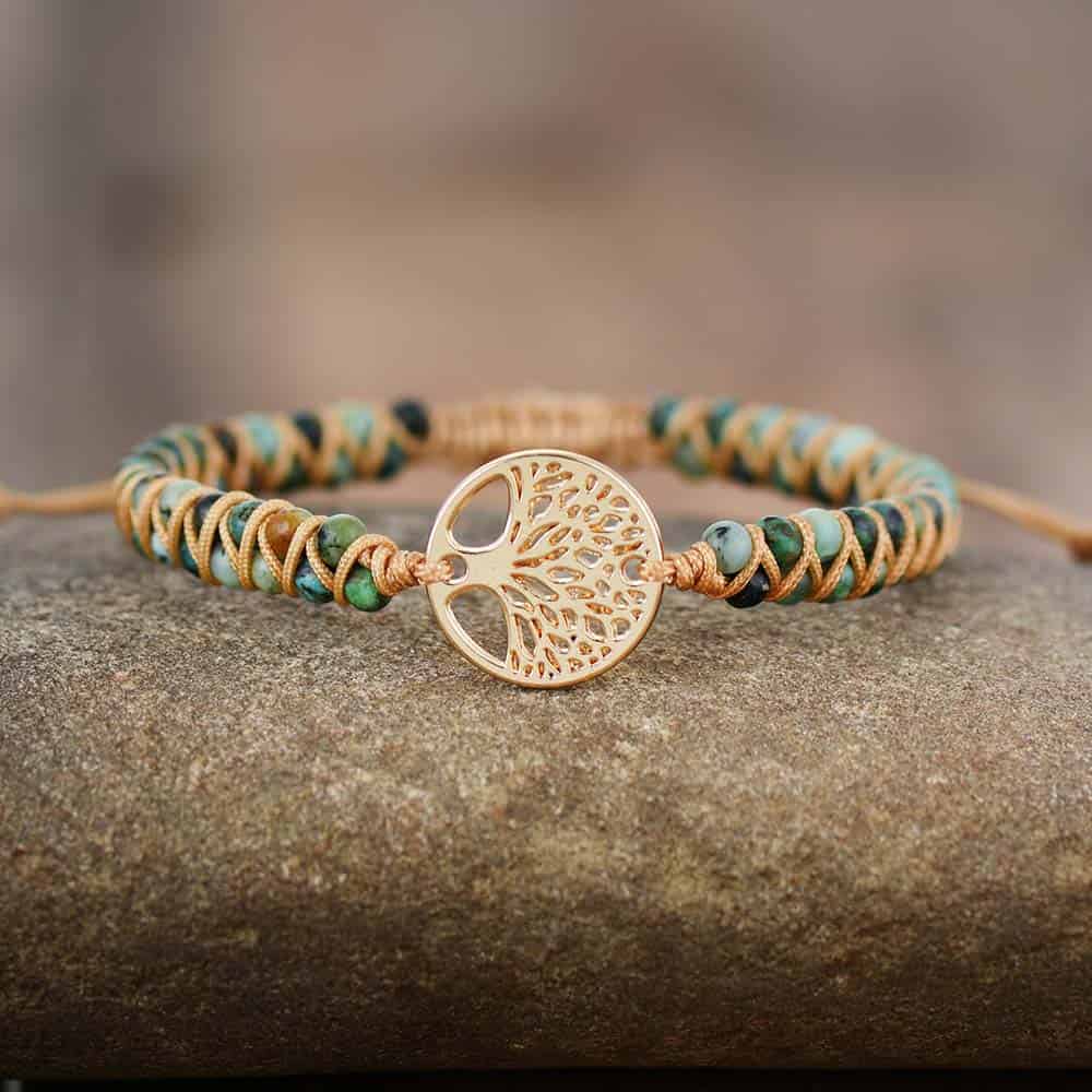 Pulseira Anti-Stress Da Árvore Da Vida Africana
