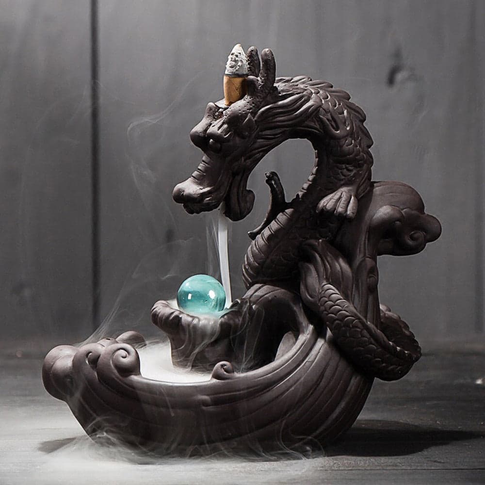 Suporte Para Incenso <Br>Dragão Japonês
