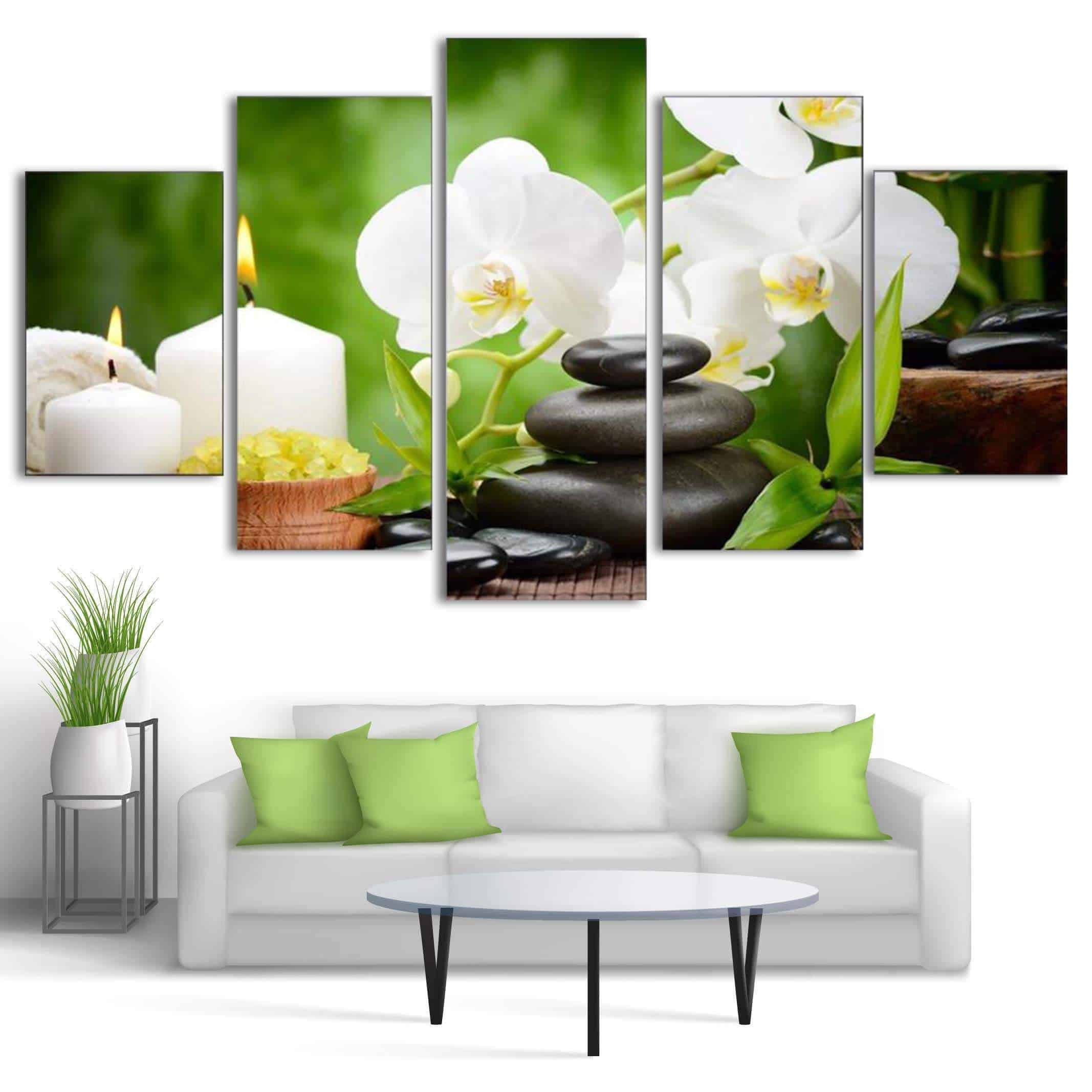 Pintura Zen <Br>Velas De Seixos