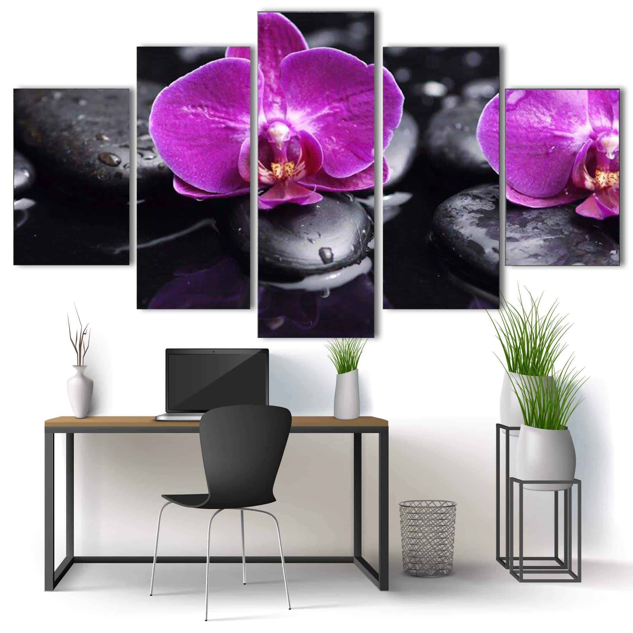 Pintura Zen <Br>Rosa Orquídea