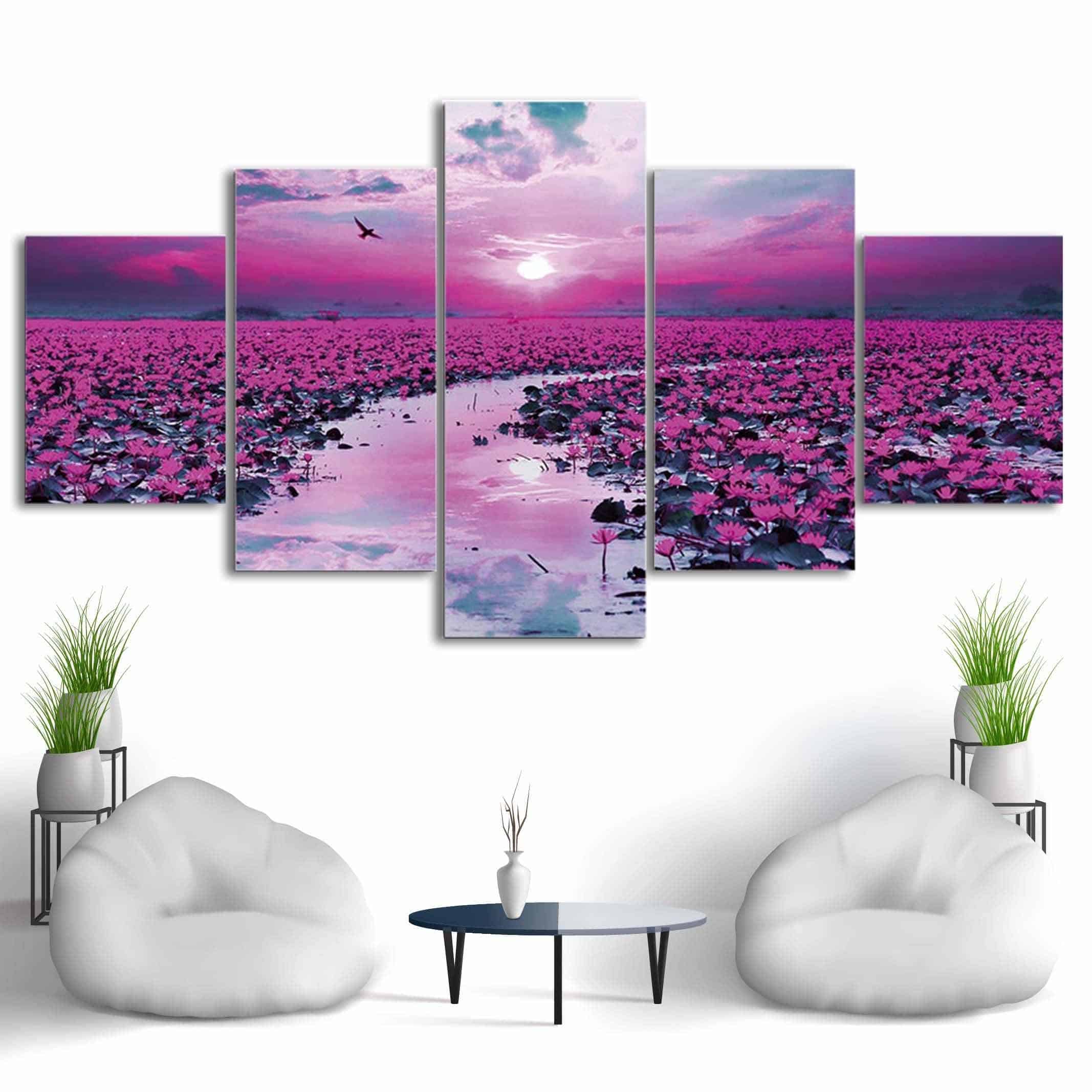 Pintura Zen <Br>Flor De Lótus Rosa